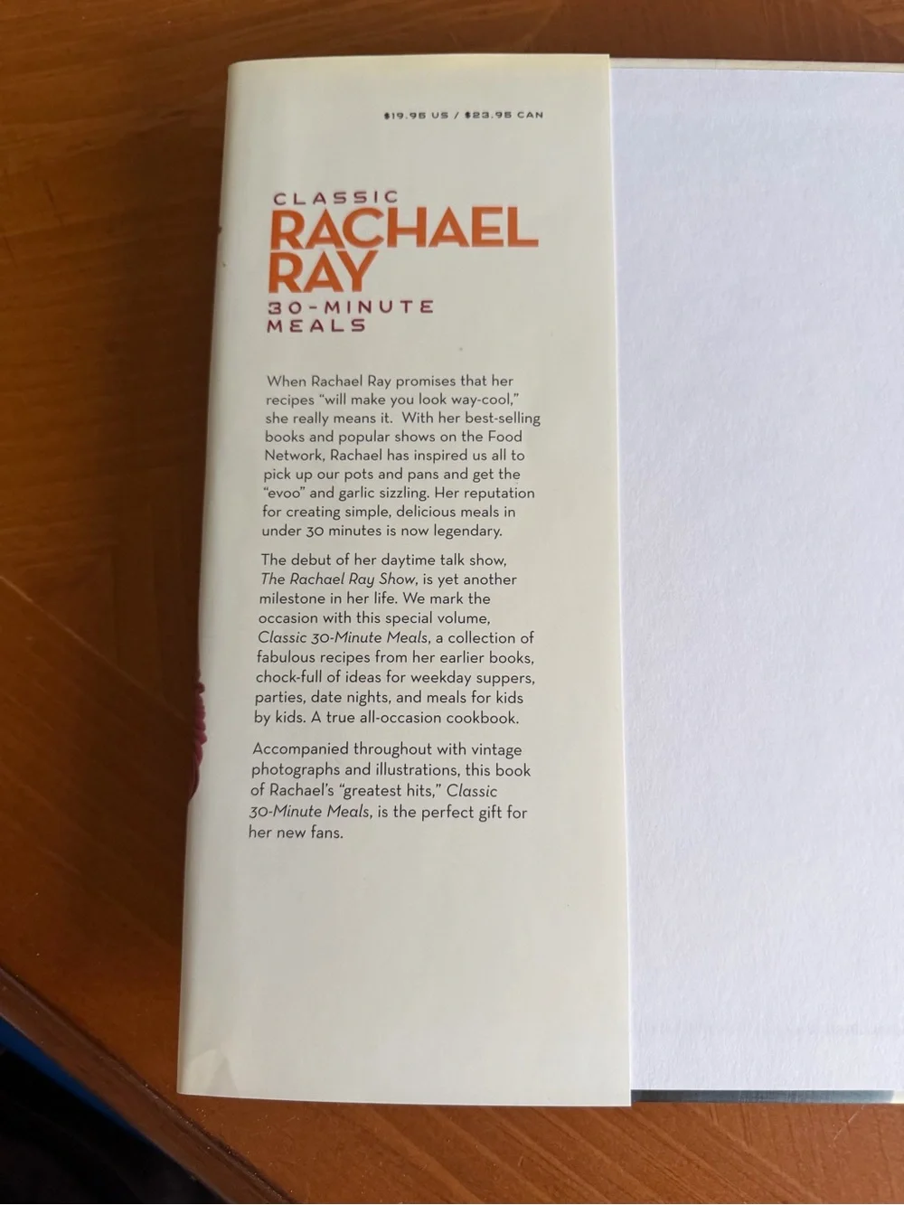 Rachael Ray 30-Minute Meals Cookbook 2005